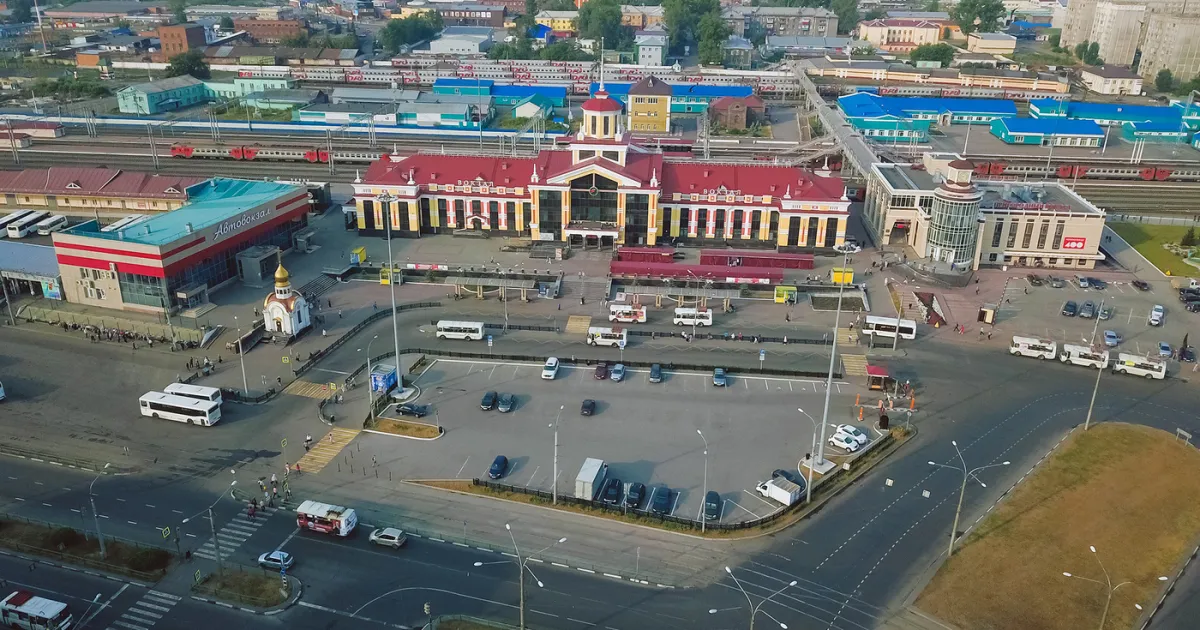 Новокузнецк — вид аэропорта